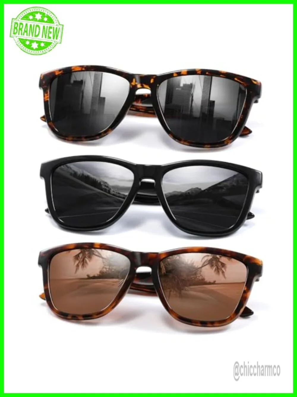 Polarized Sunglasses Classic Retro UV Protection Unisex Driving Sun Glasses